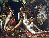 約阿希姆·維特威爾（英語：Joachim Wtewael）所繪的〈羅得及其女兒們〉，現蔵於埃爾米塔日博物館
