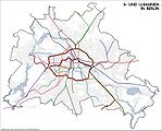 Mappa inclusiva della S-Bahn