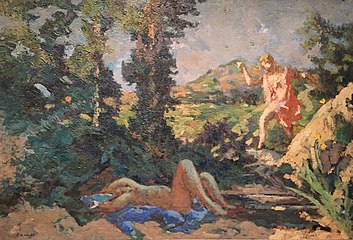 Fauno y ninfa, ca. 1910 (Faun og nymfe)