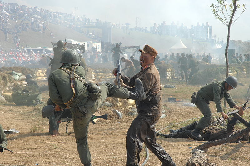 File:Korean War reenactment in Sept. 2010.JPG