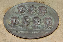 Plaque at Launch Complex 14 LC-14 Mercury 7 (cropped).jpg