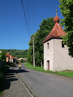 Belfry in the village Lehôtka, built in the year 1893