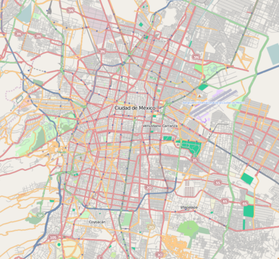 Kokapen mapa/Mexiko Hiria