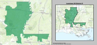 Luiziana Usona Kongresa Distrikto 5 (ekde 2013).
tif