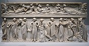 Sarcophage des Muses, anciennement aux Musées du Capitole de Rome et cédé à la France aujourd’hui au Louvre-Lens