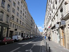 La rue du Président-Édouard-Herriot depuis les Jacobins.