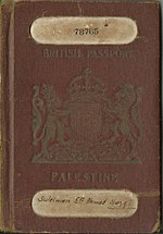 Miniatura para Pasaporte del Mandato de Palestina