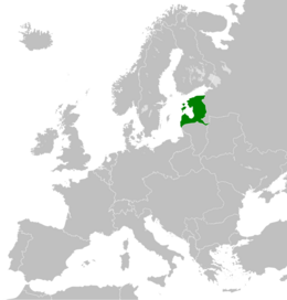 Ducato Baltico Unito - Localizzazione