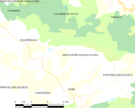 Mapa obce Saint-Didier-sous-Écouves