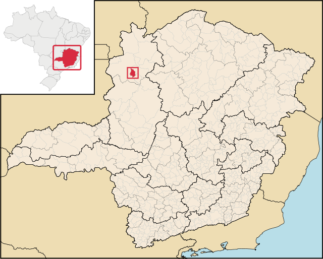 Localização de Natalândia em Minas Gerais