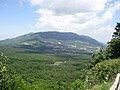 Il Monte Carpegna visto dal Sasso Simone