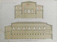 Drawing of the 5th century Church of the Acheiropoietos by Charles Texier, 1864