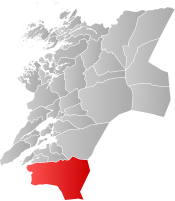 Stjørdalen в пределах Nord-Trøndelag