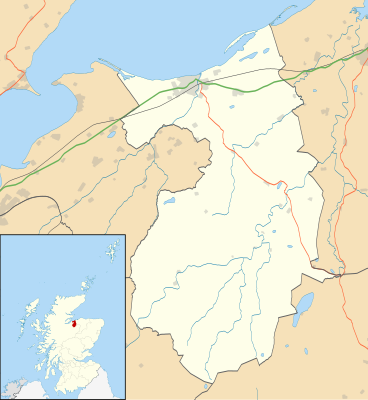 Location map Scotland Nairn