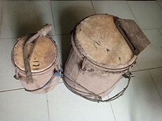 Old local drums