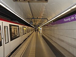 Passeig de Gràcia metrómegálló