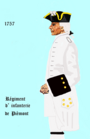 Régiment de Piémont von 1757 bis 1762