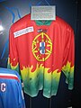 Bluza hokejowa reprezentacji Portugalii w Hockey Hall of Fame (Toronto, Kanada)