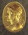 Златна гравюра, представяща Птолемей VI като елинистически владетел