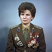 Valentina Tereshkova, the first woman and 12th person in space. RIAN archive 612748 Valentina Tereshkova.jpg