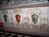 Tomb of Lt Richard Byrd Levett, King's Royal Rifle Corps, Church of St Thomas, Walton-on-the-Hill, Staffordshire