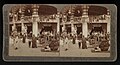 Cammelli bardati con i loro proprietari nelle strade del Cairo - Underwood & Underwood (1904)