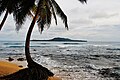 Ilhéu das Rolas vista dall'isola di São Tomé