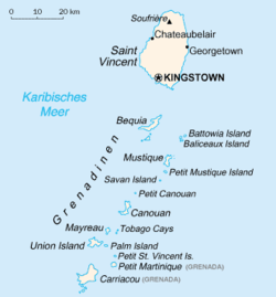 Grenadine - Localizzazione