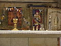 Die Reliquien der Kirche Saint-Jean-du-Doigt, gezeigt am 24. Juni 2012