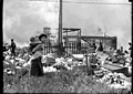 Steveston town fire. 1918.