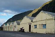 The supermarket provides the islands with all necessary goods. Supermarket, Tristan da Cunha.jpg