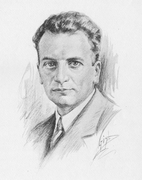 Theodore von Kármán sketch in 1931
