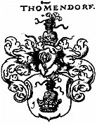 Wappen der Thomendorf in Siebmachers Wappenbuch, 1705