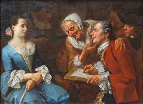 La Séance de pause, 1754 musée du Louvre