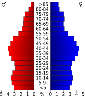 Bevolkingspiramide Baltimore County