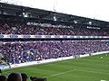 Supporters van Vålerenga op de Postbanken tribune.