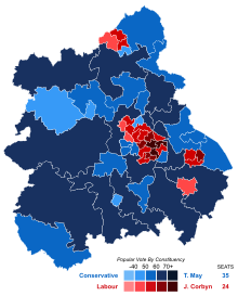 General Election results in 2017 United Kingdom General Election 2017 Results Map (West Midlands).svg