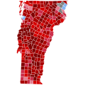 1920 United States presidential election in Vermont by Municipality