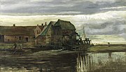 De molen, door Vincent van Gogh (werk F125)