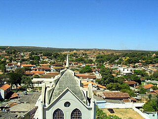 Vista da torre da igreja