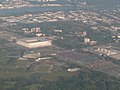 Vue aérienne du Matmut Atlantique à Bordeaux.
