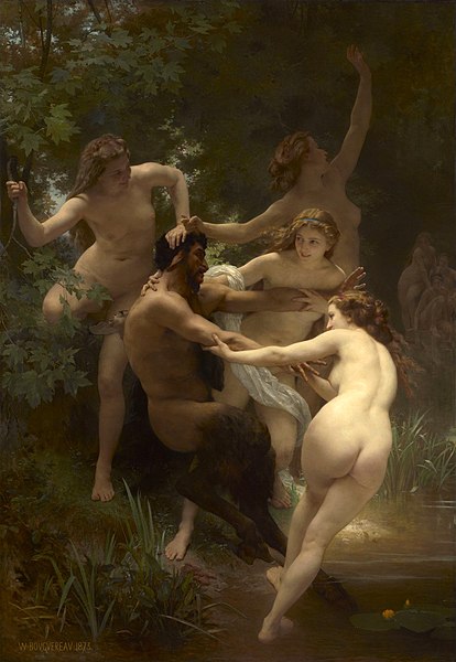 File:William-Adolphe Bouguereau (1825-1905) - Nymphs and Satyr (1873).jpg