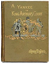 Buchdeckel der US-amerikanischen Originalausgabe von A Connecticut Yankee
