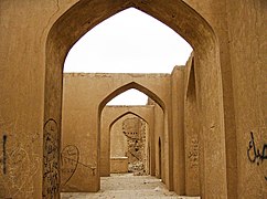 Vista del corredor de Palacio de Qasr al-'Ashiq