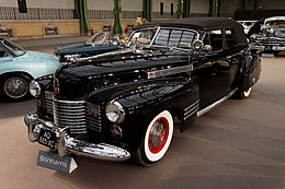 Una Cadillac Serie 62 cabriolet del 1941