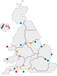 Equal-area projection of constituency results