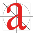 Lowercase 'a' in Adobe Caslon