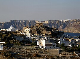 View of Akrotiri from the south