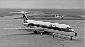 Le Douglas DC-9 impliqué, "Isola di Stromboli", I-DIKQ, quelques années avant l'accident.