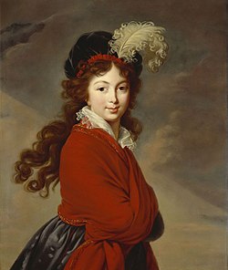 Великата княгиня Анна Фьодоровна. Портрет от 1796 г.